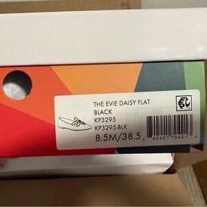 Katy Perry Collections Black Evie Daisy Flat